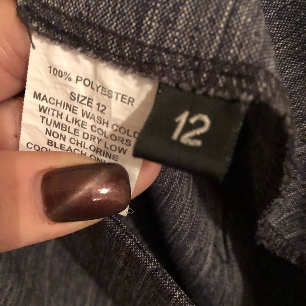 Blue Ruffled Skirt - Picture 2 of 2